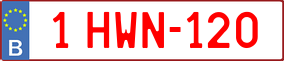 Truck License Plate